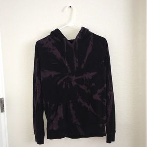 black/purple Zine Clothing hoodie
